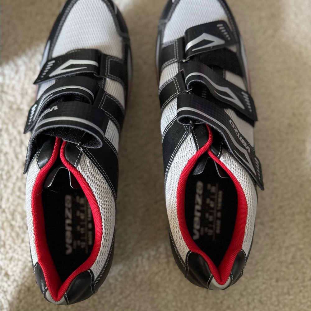 Venzo Bicycle Men's Road Cycling Riding Shoes